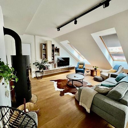 Bl - The Penthouse, 24Hr Self Check-In, 2 Bedrooms, Fireplace, Ac, Panoramic View From Main Balcony, 3-Minute Walk To City Center Banská Bystrica Exteriér fotografie